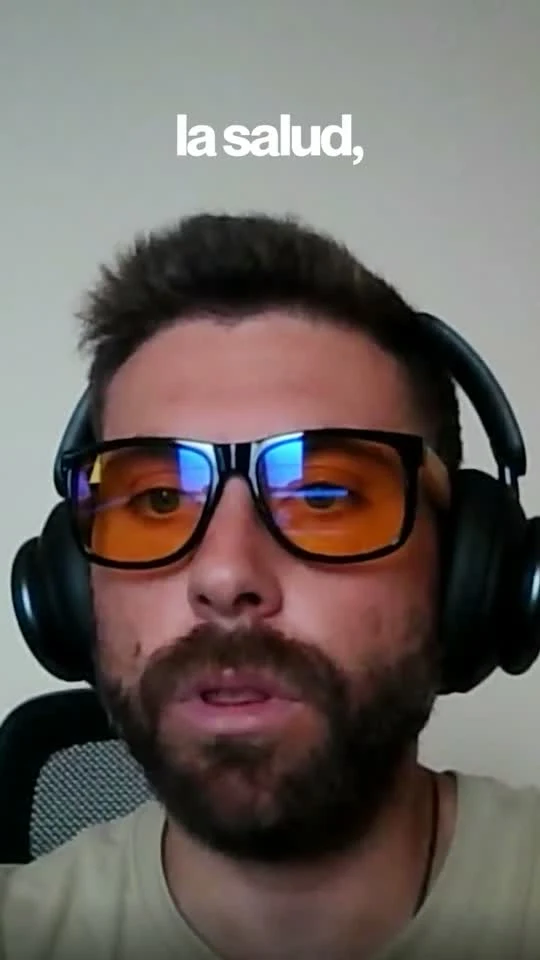 Carlos Biosca, en un fotograma de su vídeo